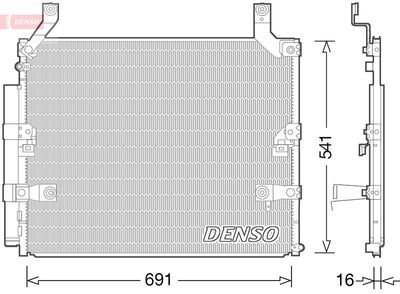 WG1917541 WILMINK GROUP Конденсатор, кондиционер