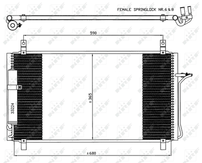 WG2161037 WILMINK GROUP Конденсатор, кондиционер