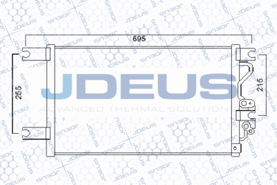 718M36 JDEUS Конденсатор, кондиционер
