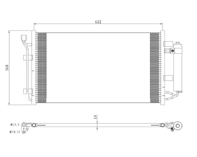 WG2160750 WILMINK GROUP Конденсатор, кондиционер