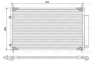 822604 VALEO Конденсатор, кондиционер