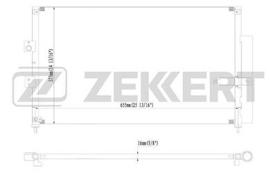 MK3055 ZEKKERT Конденсатор, кондиционер