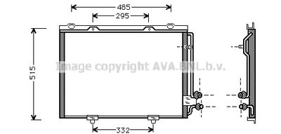 MS5232 AVA QUALITY COOLING Конденсатор, кондиционер