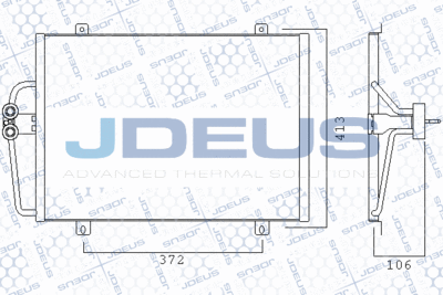 723M57 JDEUS Конденсатор, кондиционер