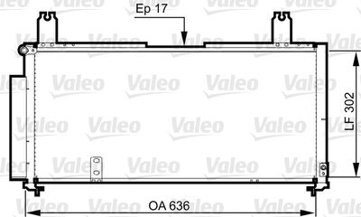 814330 VALEO Конденсатор, кондиционер