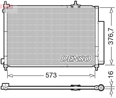 DCN40031 DENSO Конденсатор, кондиционер