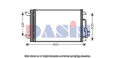 302003N AKS DASIS Конденсатор, кондиционер