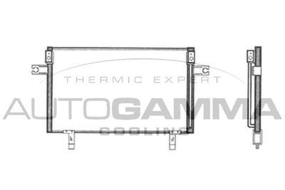 105019 AUTOGAMMA Конденсатор, кондиционер