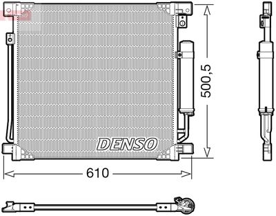 DCN45013 DENSO Конденсатор, кондиционер