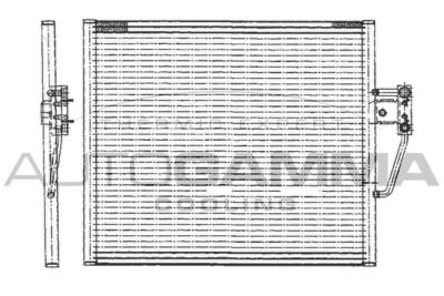 102610 AUTOGAMMA Конденсатор, кондиционер