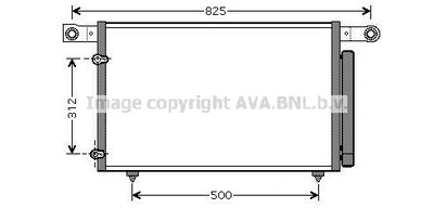 MZ5196D AVA QUALITY COOLING Конденсатор, кондиционер