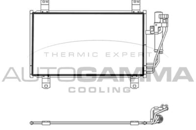 107788 AUTOGAMMA Конденсатор, кондиционер