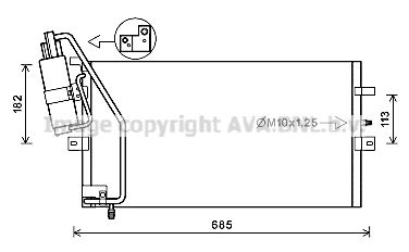 SB5082D AVA QUALITY COOLING Конденсатор, кондиционер