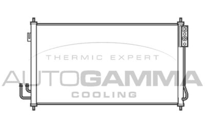 105404 AUTOGAMMA Конденсатор, кондиционер