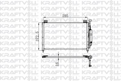 08060073 KRAFTVOLL GERMANY Конденсатор, кондиционер