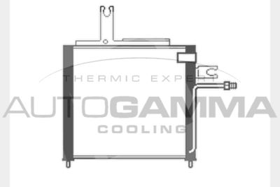 104027 AUTOGAMMA Конденсатор, кондиционер