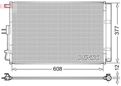 DCN43003 DENSO Конденсатор, кондиционер