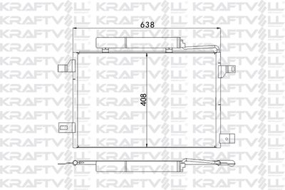 08060075 KRAFTVOLL GERMANY Конденсатор, кондиционер