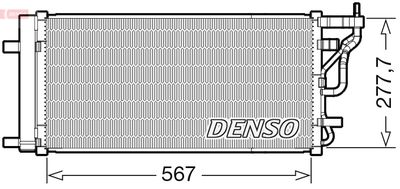 DCN41024 DENSO Конденсатор, кондиционер