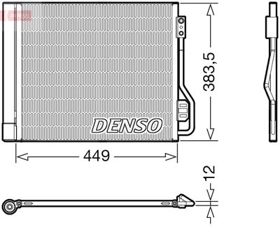 DCN16002 DENSO Конденсатор, кондиционер