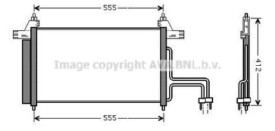 FT5253D AVA QUALITY COOLING Конденсатор, кондиционер