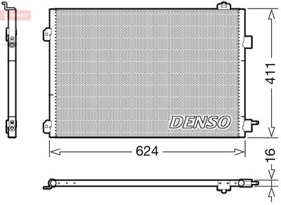 DCN23027 DENSO Конденсатор, кондиционер