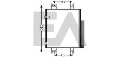 30C19003 EACLIMA Конденсатор, кондиционер