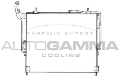101579 AUTOGAMMA Конденсатор, кондиционер