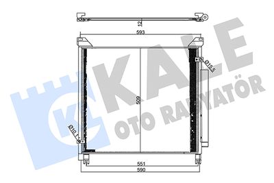 357710 KALE OTO RADYATÖR Конденсатор, кондиционер