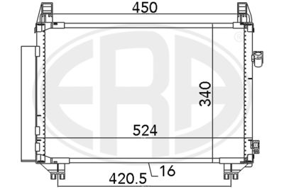 667087 ERA Конденсатор, кондиционер