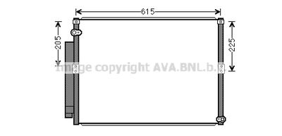 TO5640D AVA QUALITY COOLING Конденсатор, кондиционер