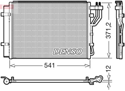 DCN43010 DENSO Конденсатор, кондиционер