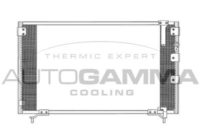 102807 AUTOGAMMA Конденсатор, кондиционер