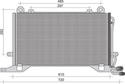 350203495000 MAGNETI MARELLI Конденсатор, кондиционер