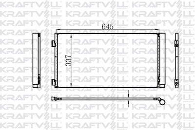 08060157 KRAFTVOLL GERMANY Конденсатор, кондиционер