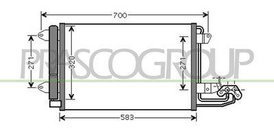 AD320C001 PRASCO Конденсатор, кондиционер