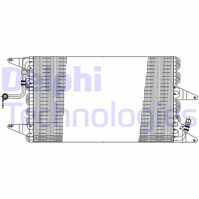 TSP0225162 DELPHI Конденсатор, кондиционер