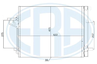 667248 ERA Конденсатор, кондиционер