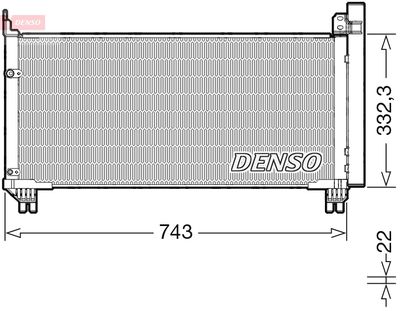 DCN51014 DENSO Конденсатор, кондиционер
