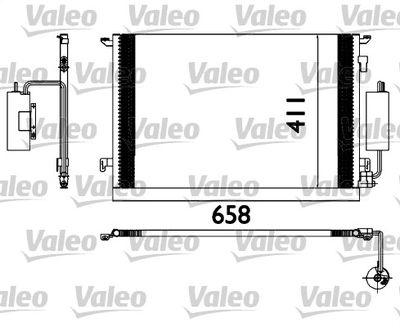 817648 VALEO Конденсатор, кондиционер