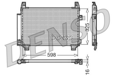 DCN50007 DENSO Конденсатор, кондиционер