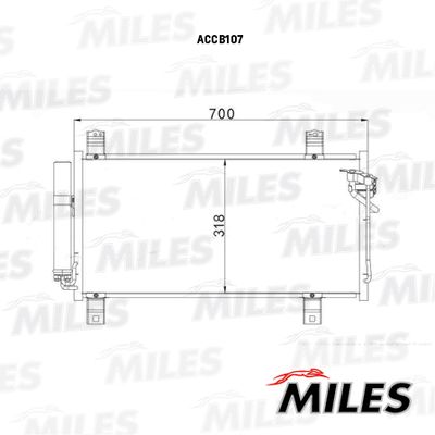 ACCB107 MILES Конденсатор, кондиционер