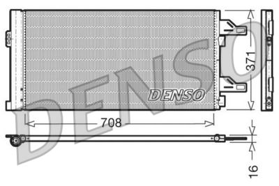 DCN07002 DENSO Конденсатор, кондиционер