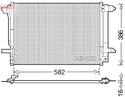 DCN32027 DENSO Конденсатор, кондиционер