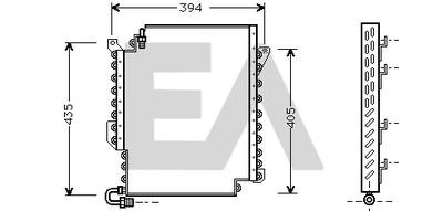 30C02008 EACLIMA Конденсатор, кондиционер