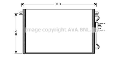 CRA5075 AVA QUALITY COOLING Конденсатор, кондиционер