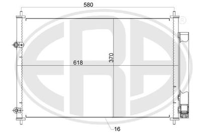 667161 ERA Конденсатор, кондиционер