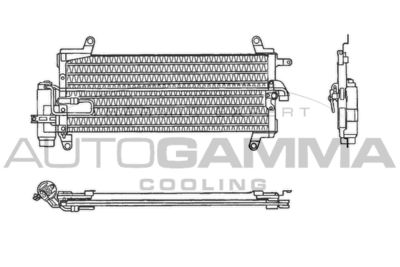 102639 AUTOGAMMA Конденсатор, кондиционер