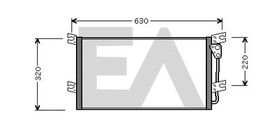 30C51010 EACLIMA Конденсатор, кондиционер