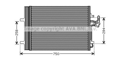 FDA5427D AVA QUALITY COOLING Конденсатор, кондиционер